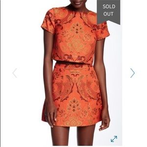 COPY - Alice + Olivia Sarina Crop And skirt matching set